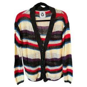 Urban Outfitters Multicolor Striped Cardigan - S